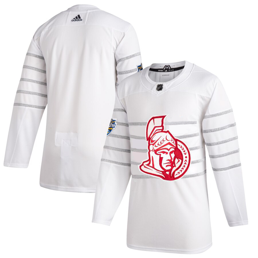 Men Ottawa Senators Adidas White 2020 NHL All Star Game Authentic Jersey-0